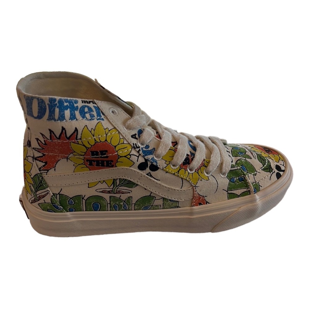 VANS Sk8-Hi Eco Positivity Shoes NWT sz 10.5 woman’s mens sz 9 - Picture 3 of 7